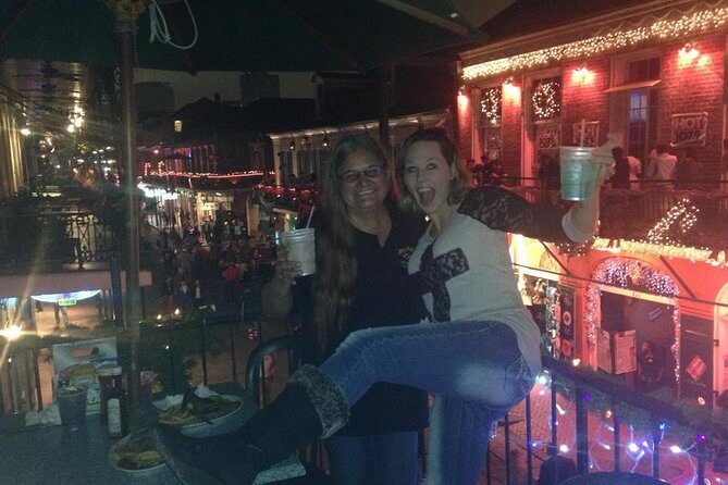 French Quarter Bar Pit Stop and NOLA Legends Tour - French Quarter walking time: Louisiana Purchase ground and landmark stop-lighting