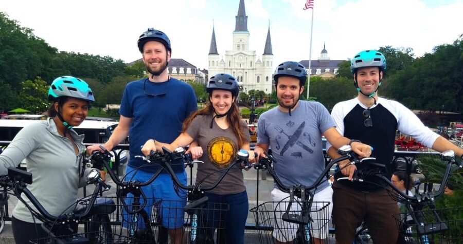 New Orleans: E-Buzz the Crescent & More eBike Tour - Getting started: Dauphine Street, one block off Bourbon